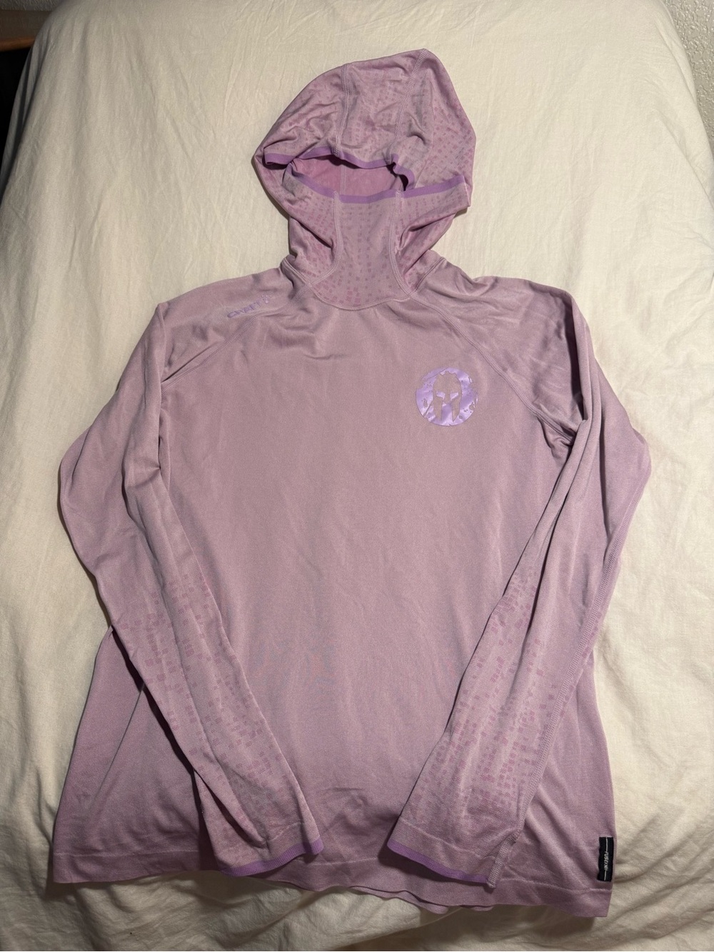 Craft Lavender Hooded Long Sleeve Top
